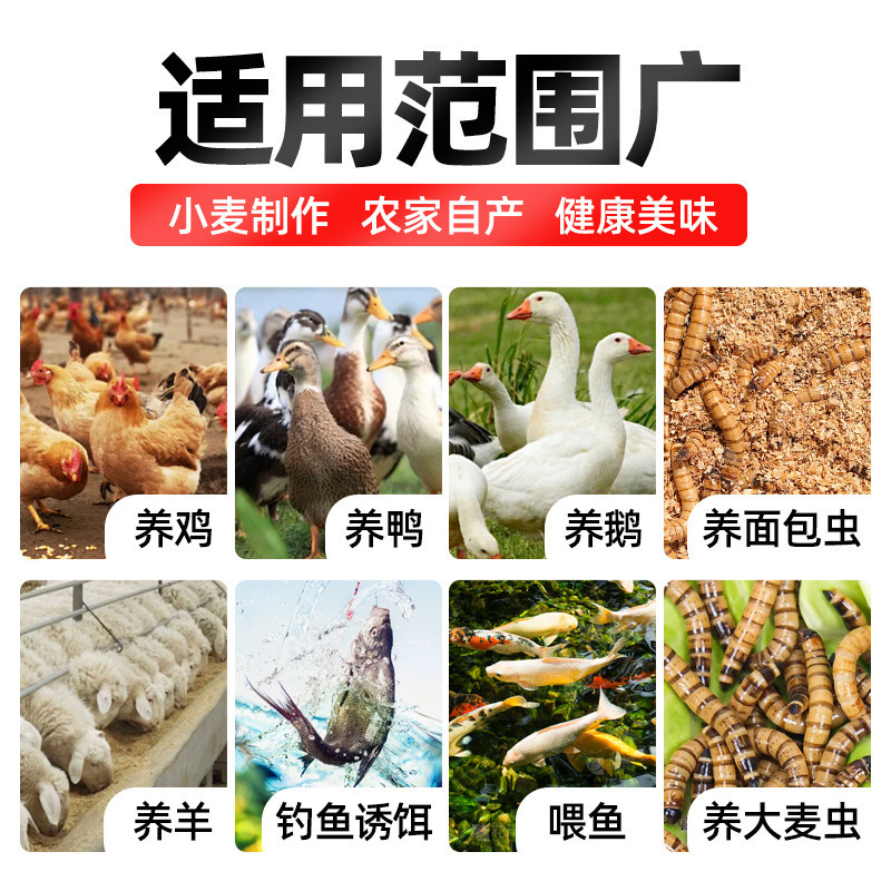 麦麸皮小鸡鸭虫吃粗麦麸细饲料 钓鱼麦麸麸皮小麦皮粉|undefined