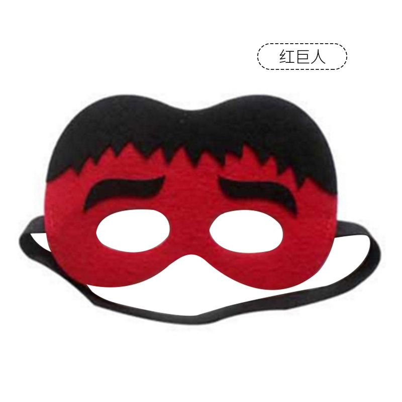 Creativa máscara de fieltro de Halloween máscara de ojos máscara de mascarada de Navidad niños máscara de anime de dibujos animados al por mayor