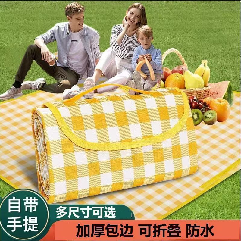 Picnic Mat Moisture-Proof Mat Thickened Outdoor Camping Picnic Equipment Waterproof Portable Spring Outing Foldable Picnic Cloth