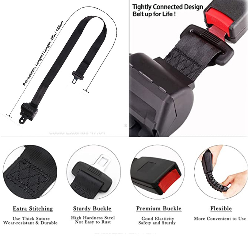 Retractable Golf Cart Ezgo Yamaha Club Car Kart Utv Automatic Two-Point Safety Belt