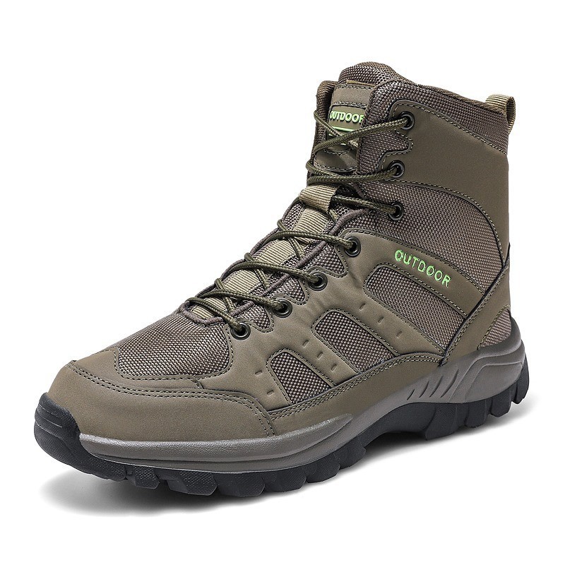 Chaussures pour hommes, bottes grande taille, bottes d'entraînement en plein air, bottes de montagne pour hommes, bottes militaires tactiques_voghion.com