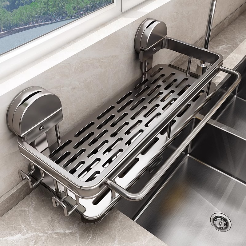 kitchen sucker Rag rack Leachate Wall mounted multi-function Shelf water tap Dishwasher sponge Storage rack