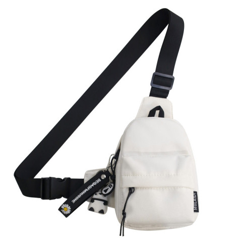 Couple Chest Bag Versatile Solid Color Shoulder Bag  Winter New Korean Style Shoulder Bag Waterproof Casual Shoulder Crossbody Bag