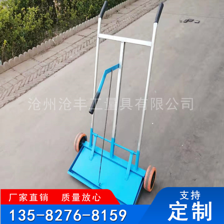 车间地面回收站 强磁吸铁地面自动脱落除铁器 钢丸吸铁强磁推车
