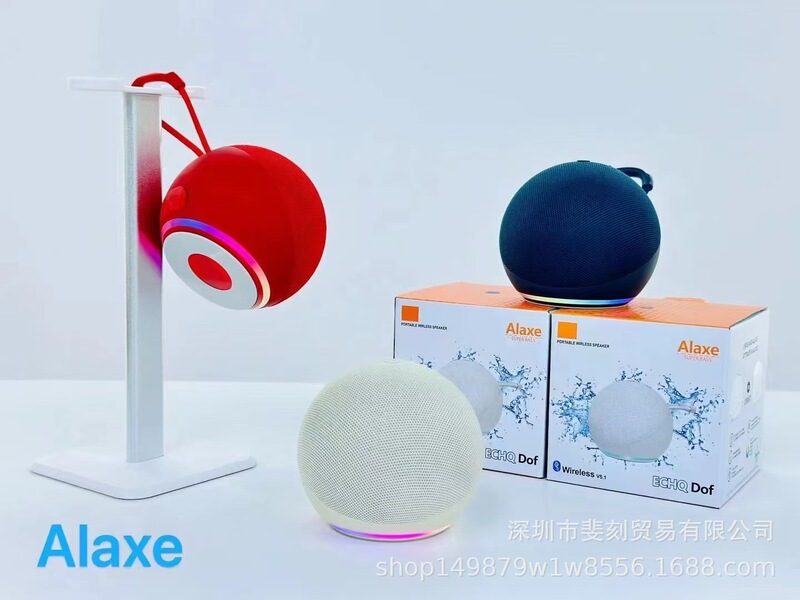 国境を越えた新型Alaxe無線スピーカー壁面スタンド布芸カード小音響デスクトップミニ重サブウーファ|undefined