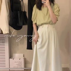 【N.Y.STUDIO】十三行小気泡冷スカートN90212