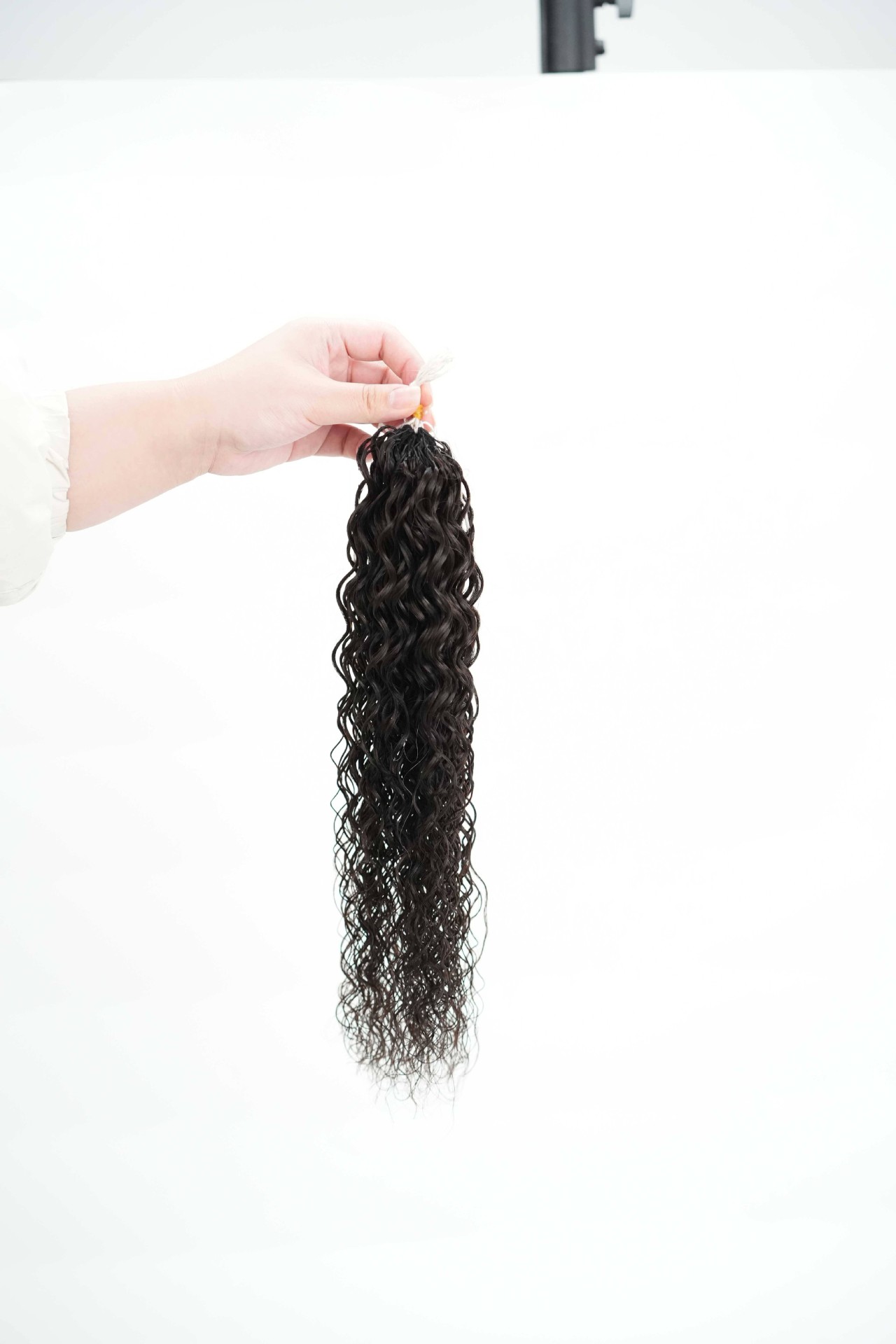 Extensiones de Cabello Humano de Pluma, Cabello Real, Tejido a Mano