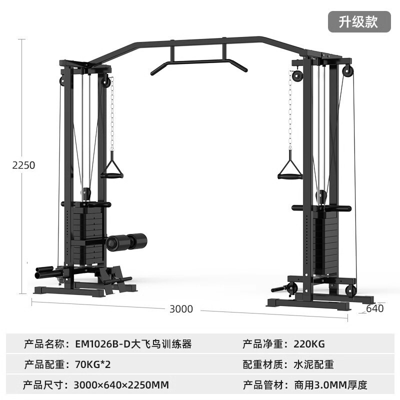 大飛鳥龍門架総合訓練器ジム多機能セット大力器械両腕交差|undefined