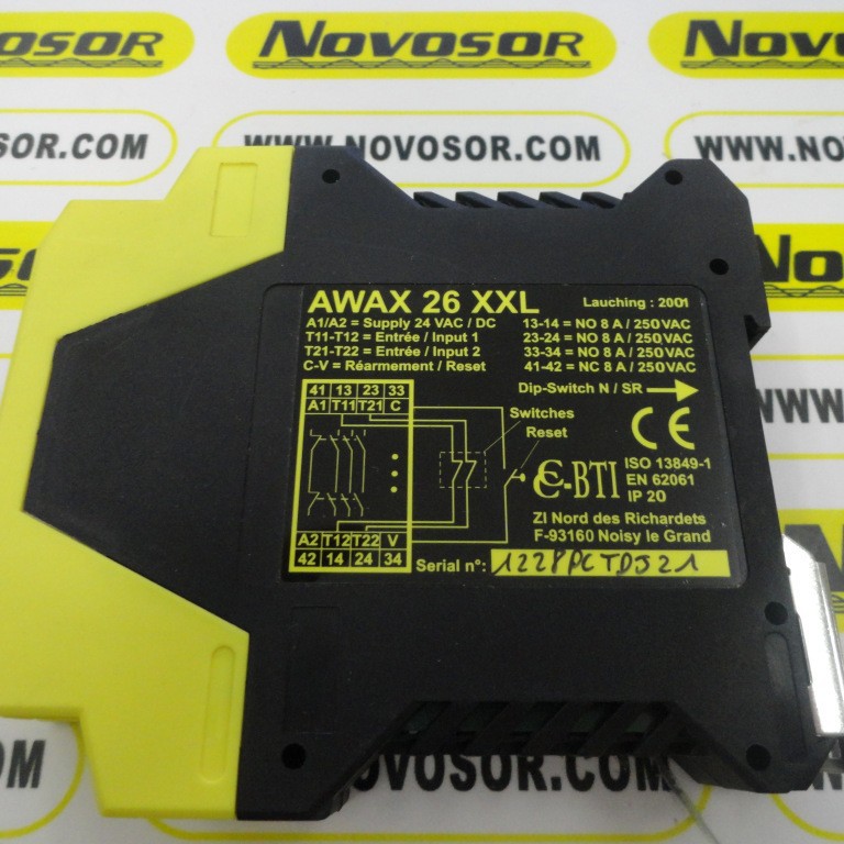 BTI 继电器 AWAX26XXL
