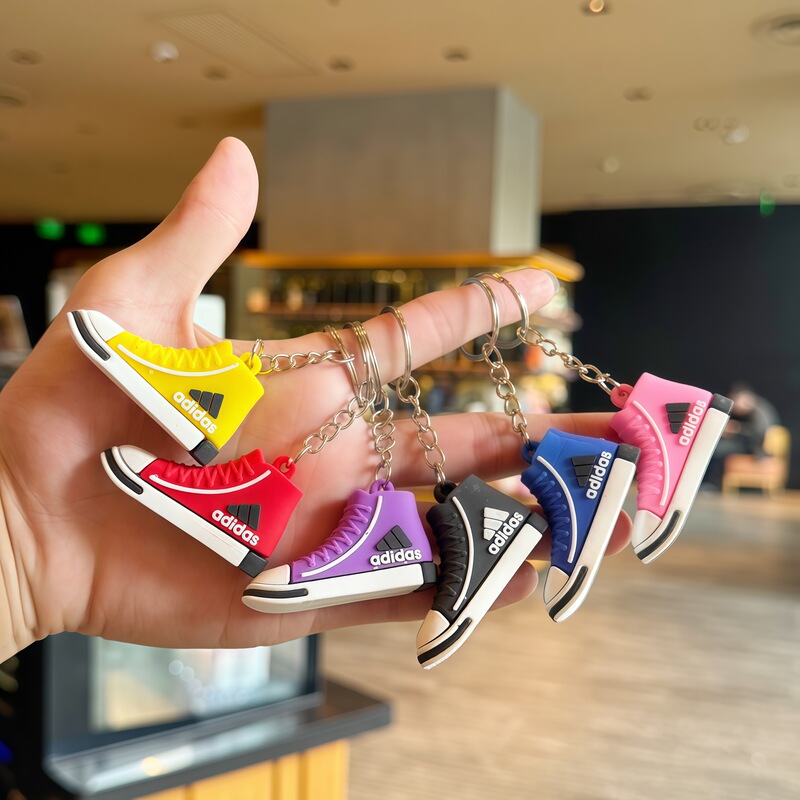 Creative Mini Adidas Shoe Keychain Doll Couple Bag Pendant Car Keychain Small Gift Wholesale Creative Mini Adidas Shoe Keychain Doll Couple Bag Pendant Car Keychain Small Gift Wholesale