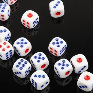 ♔ Dice Hand-Rubbed Mahjong Dice Household Mahjong Sieve Cup Dice Large Entertainment Dice