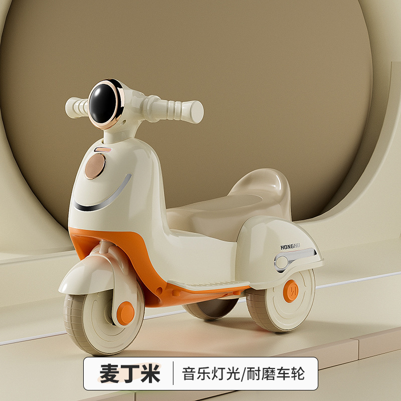 新型モクレン滑車は1 ~ 3歳で、子供の男の子と女の子の三輪のバランス車を押すことができます。|undefined