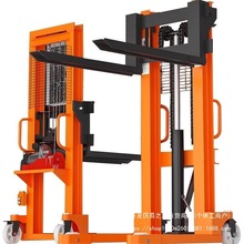 手动液压叉车2吨1吨仓库托盘半电动堆垛装卸液压升降堆高车其他