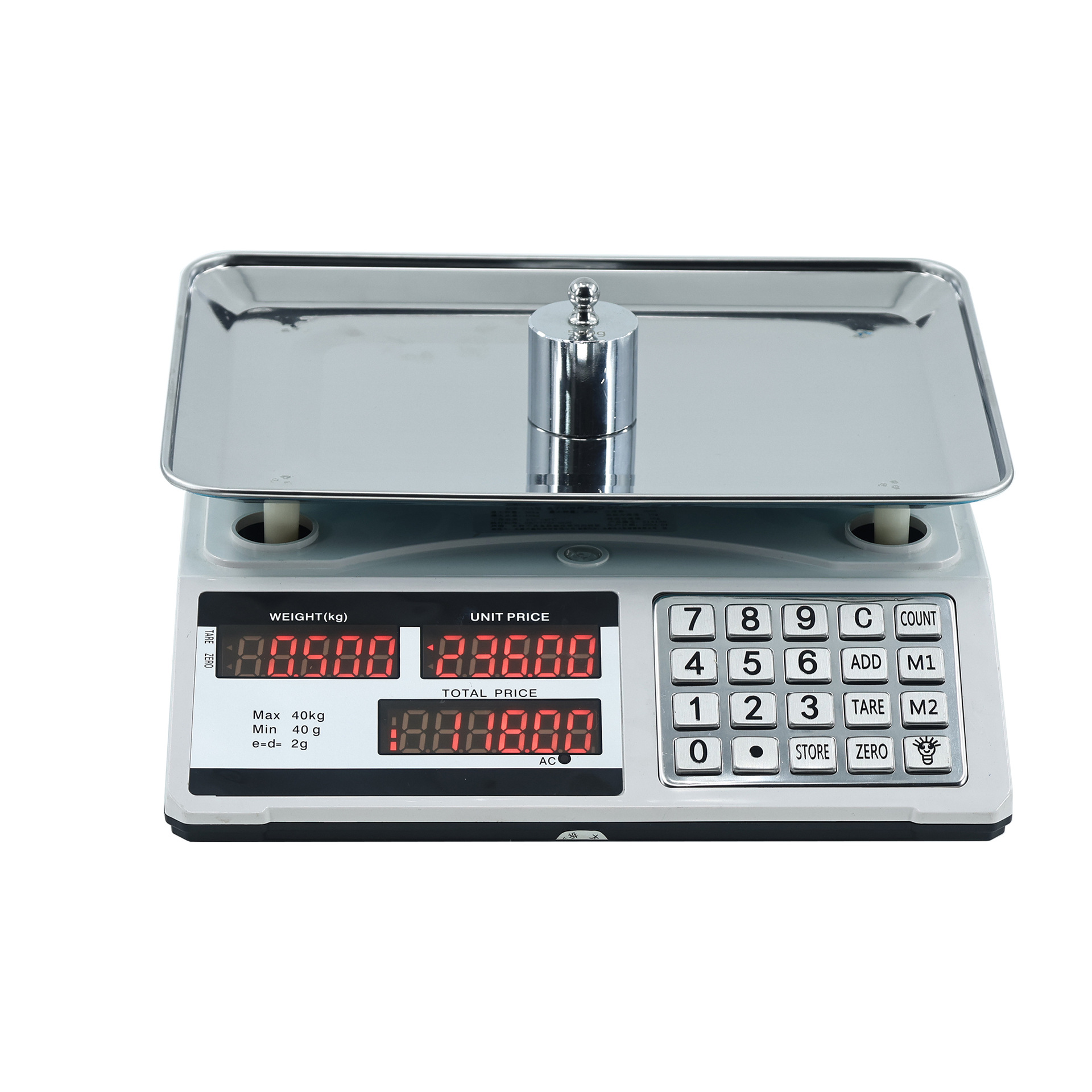 Exportaciones de comercio exterior inglés, rendimiento de alto costo, 40kg, modelos ordinarios, modelos de botones de acero, báscula electrónica de precisión, comercial image 13