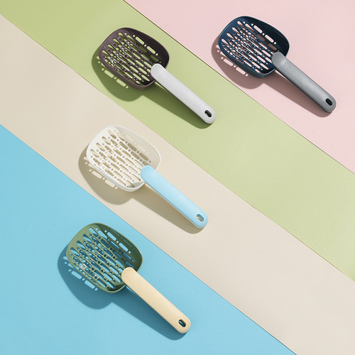 The owner of the source factory recommends pet cat litter shovel, new cat litter filter, large grid cat poop shovel