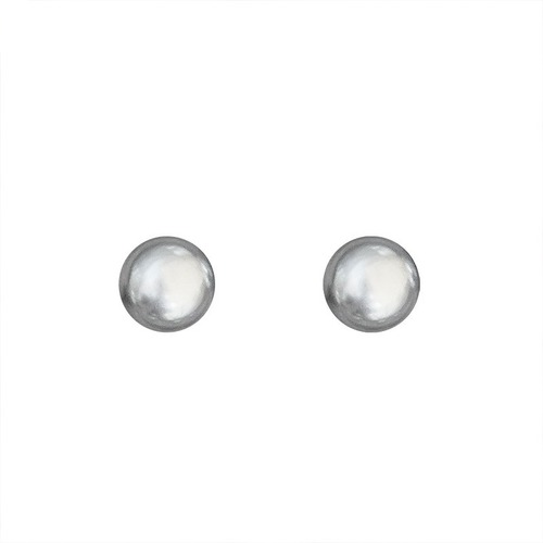 Shi Family Genuine Black Grey Pearls Earrings for Women, Light Luxury, High-End, Elegant, Versatile Earrings for 2024 Fashion Accessory