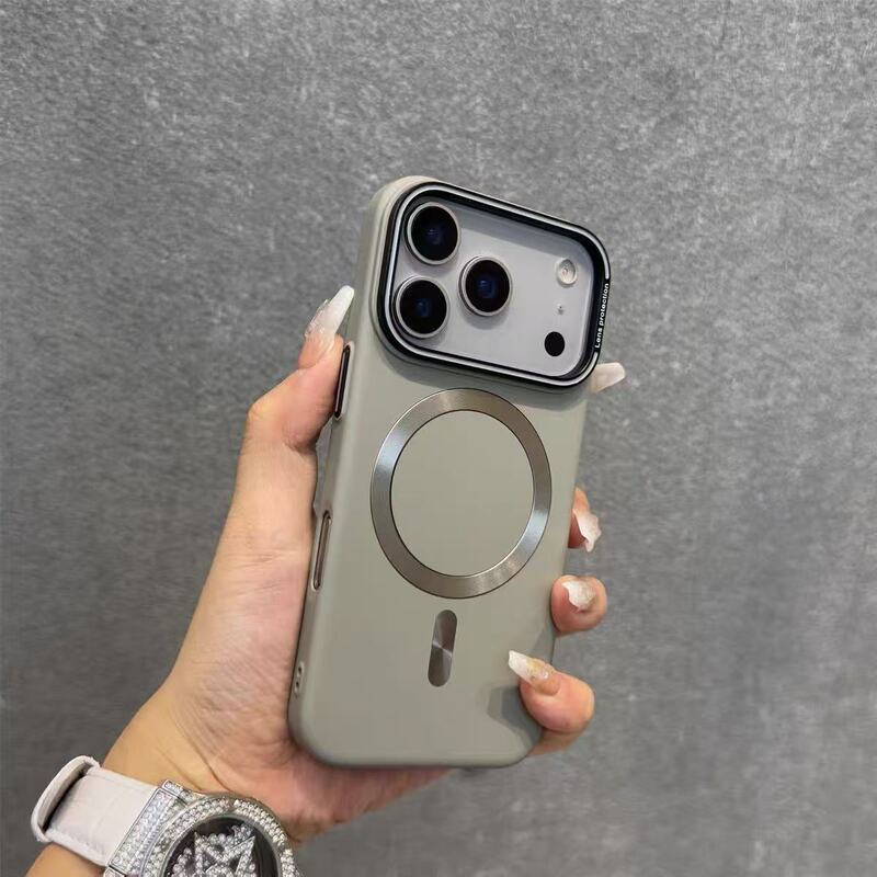 新款iPhone17手机壳适用苹果17promax肤感磨砂硬壳磁吸16高级感男|undefined