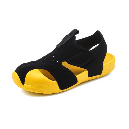 Foreign trade summer new children's sandals wholesale EVA candy solid color children's sandals soft sole non-slip boys' beach shoes