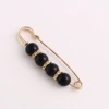 7.5CM black beads