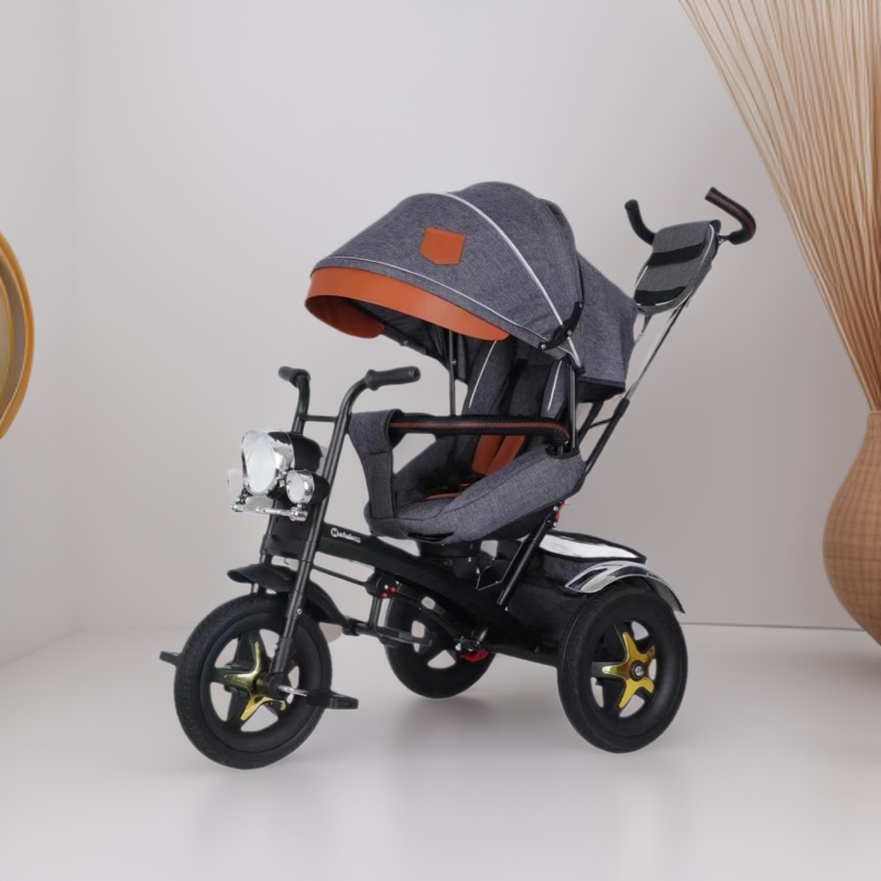 Infant and Toddler Stroller Boy Bicycle 1-5 Years Old Toy Baby 2 Tricycle Bicycle Can Sit in Kidsren's Car