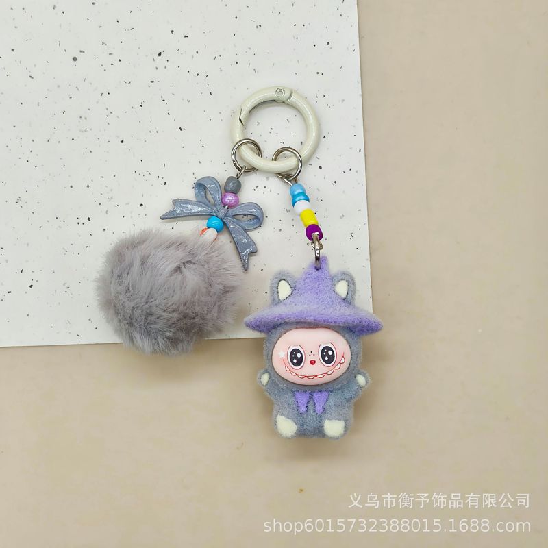 植绒魔术帽布布羊萌粒摆件卡通可爱桌面装饰品潮玩公仔创意小挂件|undefined
