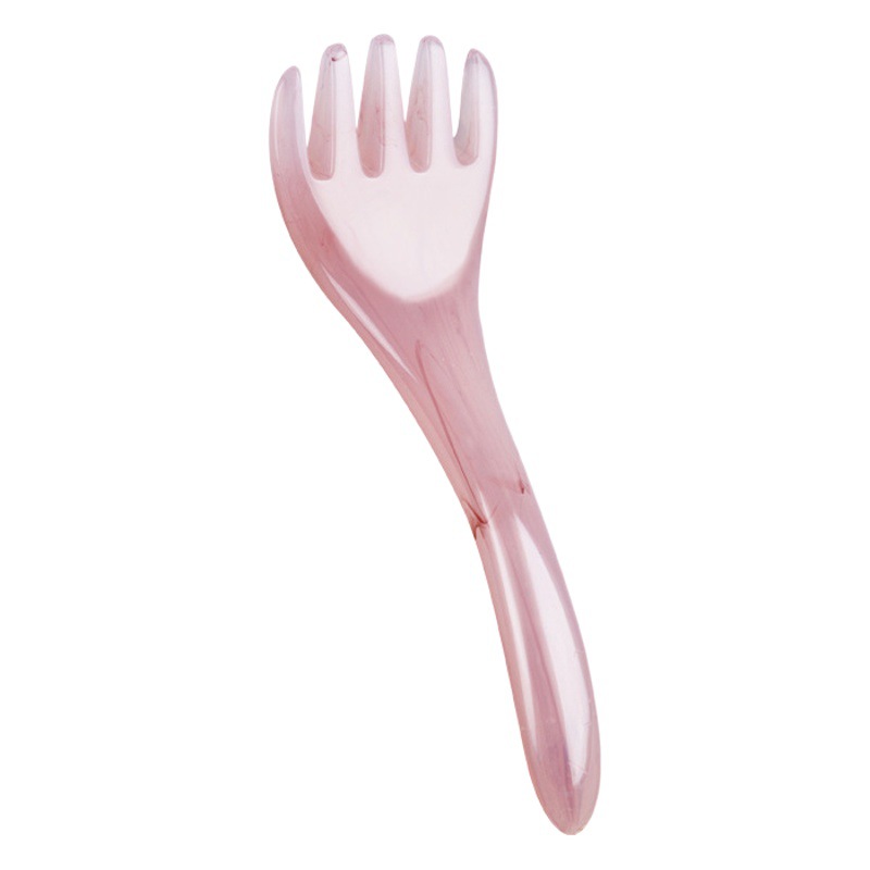 Masajeador de cabeza de cinco garras, herramienta para rascar el cuero cabelludo y los meridianos de hombros y cuello, palo de acupresión de resina y cera de abejas, peine de masaje raspador con cinco dientes.