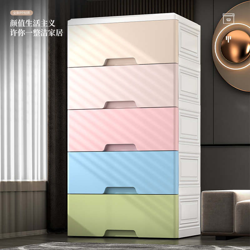Armario de almacenamiento tipo cajón, armario de almacenamiento de acabado de dormitorio de sala de estar para el hogar, armario de almacenamiento de juguetes multicapa de piso a techo de gran capacidad