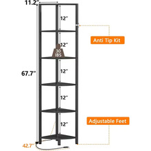 跨境美式铁艺置物架客厅书架落地办公文件柜子书房陈列收纳隔断架