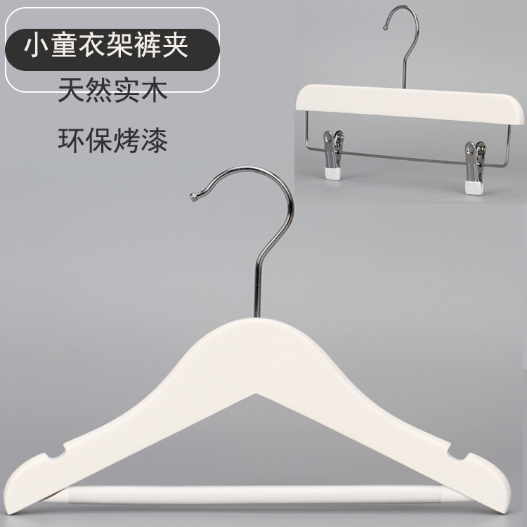 children's hanger from natural wood