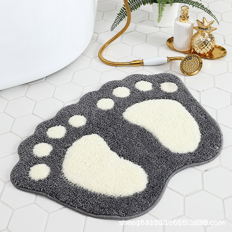 Cartoon Foot Mat Bathroom Non-slip Carpet Floor Mat Bathroom Simple...