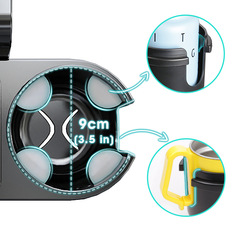 New Product Multi-functional Children's Beverage Rack Car Rear Seat Snack Storage Box Car Cup Holder Phone Snack Storage Stand