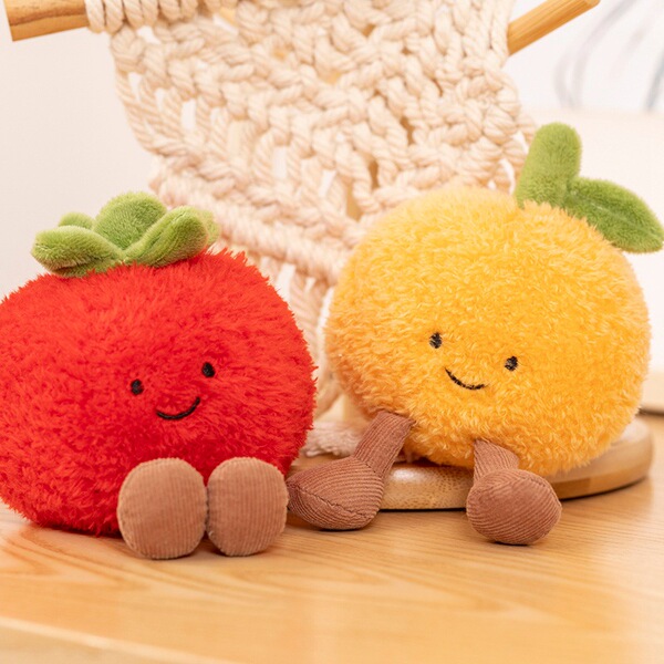 Plush toy flower-shaped