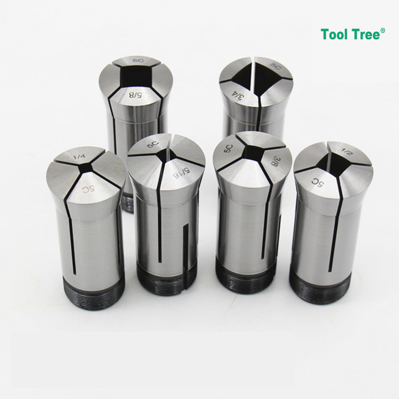 5C强力筒夹 高精 夹头 四方孔 六方孔 圆孔