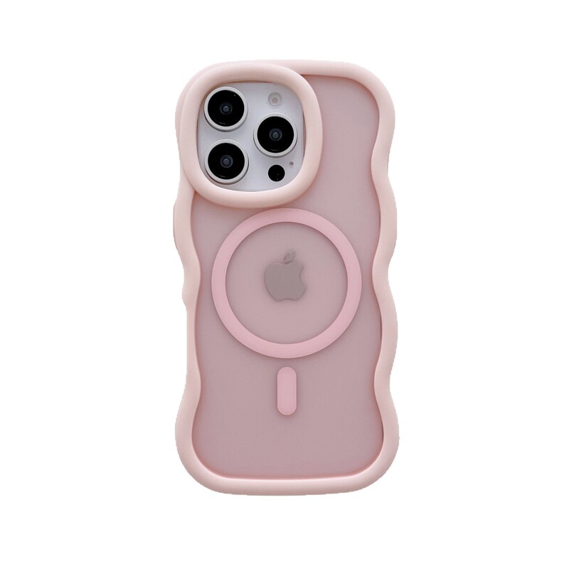 新しいモデル iPhone17ProMax 波状磁気不規則な携帯電話ケース Apple 17 携帯電話ケース 16PRO に適しています|undefined