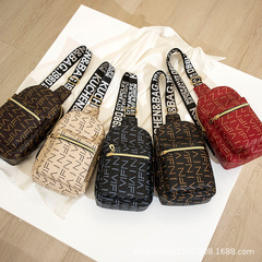 大容量百合胸バッグ2021bags women広州女包ファッションショルダーバッグ女性プリント肩ベルトショルダーバッグ