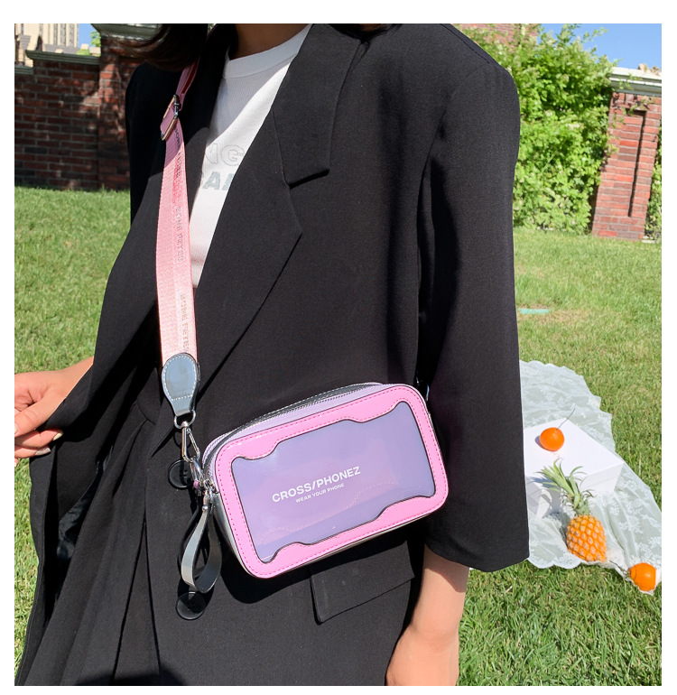 Transparent Small Square Bag, Cute Jelly Crossbody For Women_voghion.com