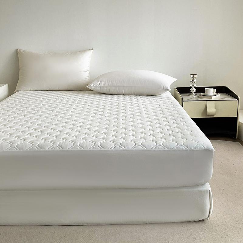 Waterproof Quilted Mattress Protector Fully Enclosed Bed Cover_voghion.com