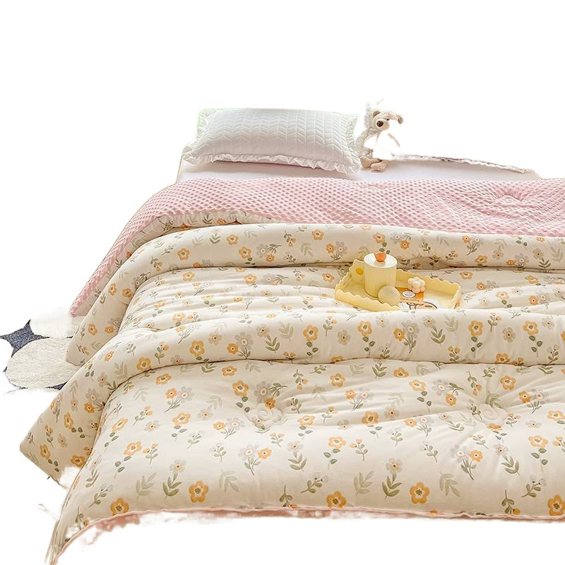 2025 новая Class A knitted cotton baby velvet beans quilting в весну и осень, соевые хлопок осень и зима