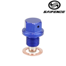 厂家直销跨境汽车改装油底壳螺丝铝合金变速箱磁性放油塞可开票