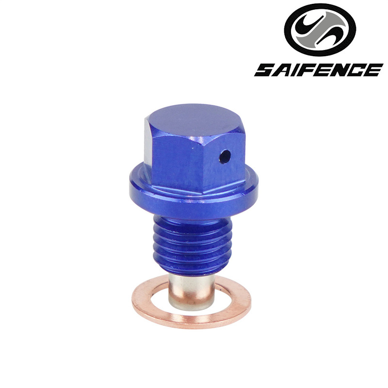 Factory Direct Sales Cross-Border Automotive Modified Oil Pan Screws Aluminum Alloy Gearbox Magnetic Oil Drain Plug