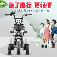 家庭用電動三輪車、軽量、コンパクト、親子バッテリーカー、小型高齢者スクーター、国境を越えた専用