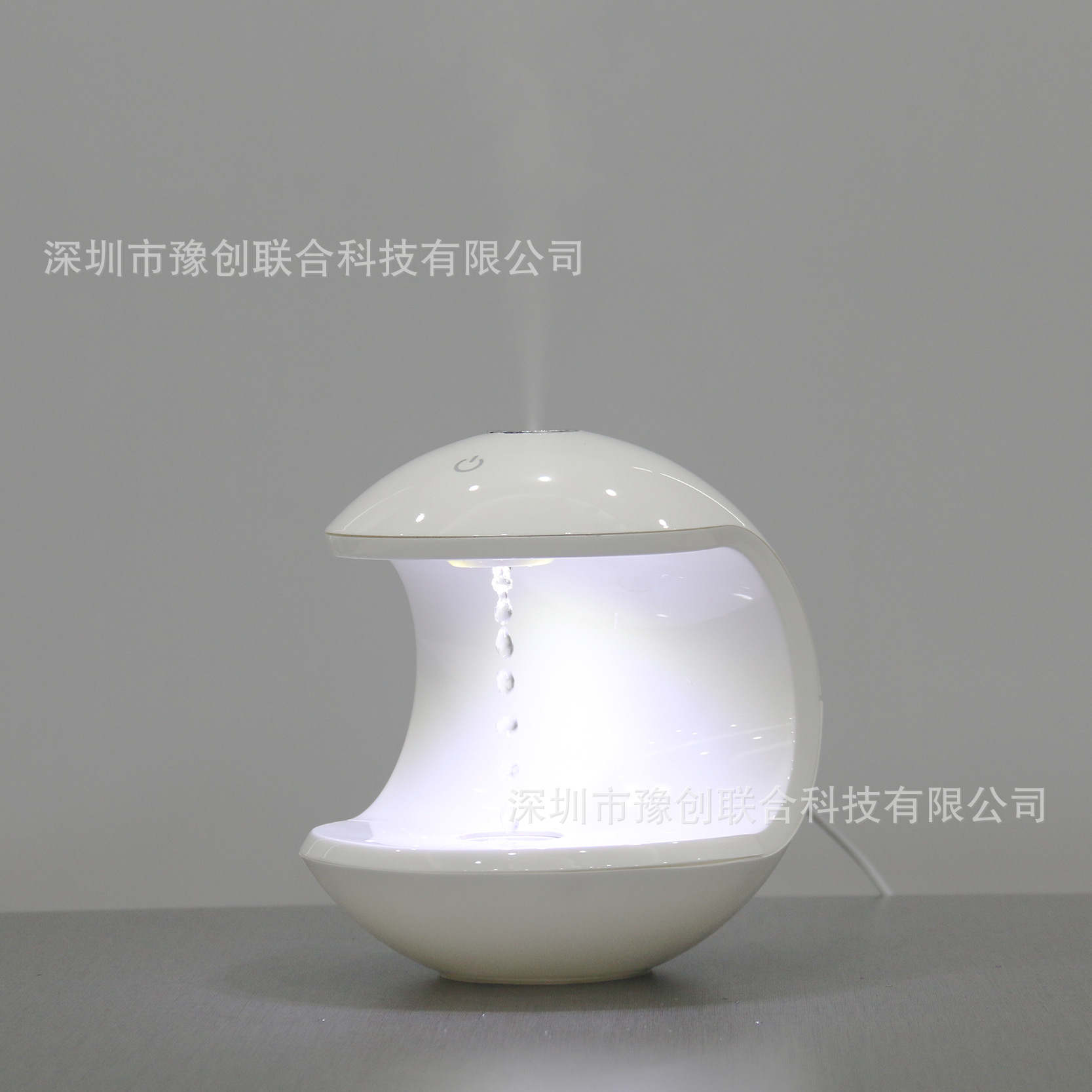 GH10 anti-gravedad humidificador gota de agua contracorriente contragravedad contracorriente ondas sonoras atomización compañero de invierno silencioso