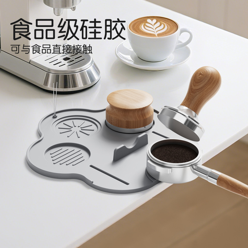 Tapete de Silicona para Prensatelas de Café Antideslizante para Cafeterías y Bares image 3