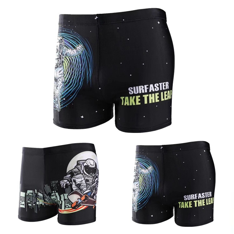 New professional large size swimming trunks for young students summer men's swimming trunks quick-drying beach hot spring swimming pool training