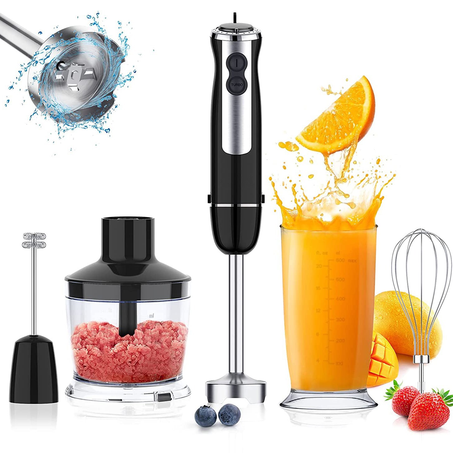 Stirring Stick Mixer Electric Mixer Handheld Multi-function Cooking Stick Baby Food Supplement Amazon