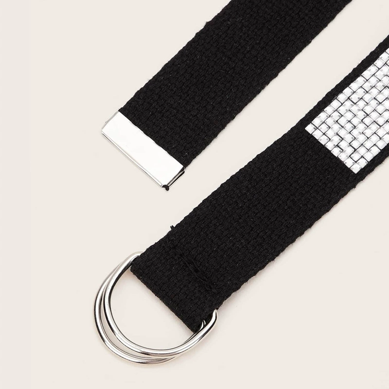 Black buckle, belt, universal trousers, Korean style, simple and elegant design