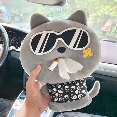 Car Tissue Box Hanging Car Car tissue box/set - cold-rascal-dog