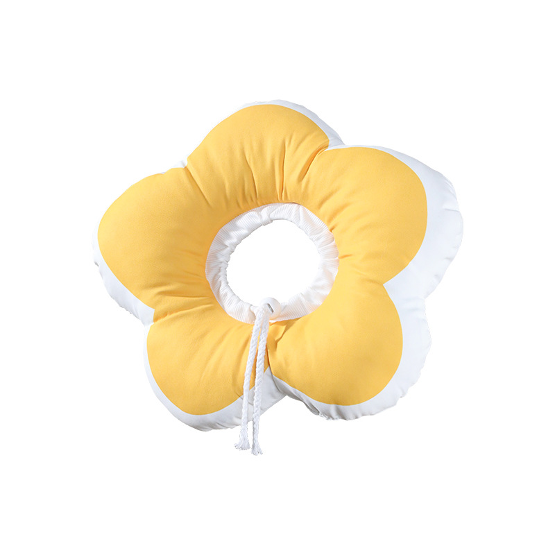 Nuevo impermeable en forma de flor Elizabeth anillo gato belleza cubierta gato collar cubierta protectora para mascotas collar al por mayor