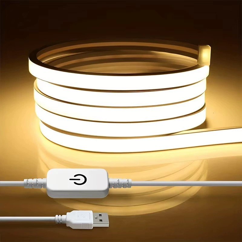 Силиконовая LED световая лента, лампа, игровой ноутбук, зеркало, заполняющий свет, оптовый