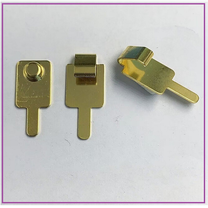 Gold-Plated Battery Shrapnel, Gold-Plated Copper Spring, Nickel-Plated 18650 Shrapnel, High Current Battery Spring